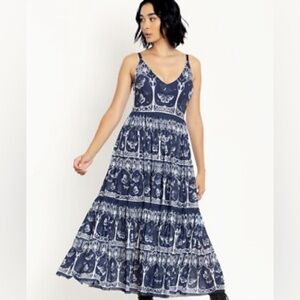 Blackmilk medium butterflies nouveau midaxi dress